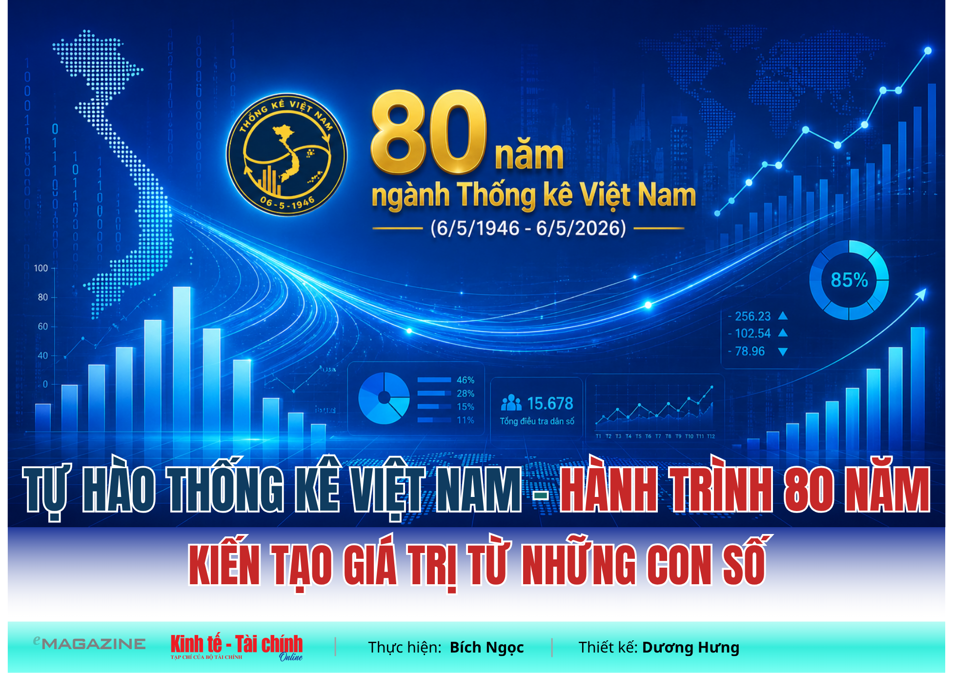 EMAGAZINE: Tự hào Thống kê Việt Nam – hành trình 80 năm kiến tạo giá trị từ những con số