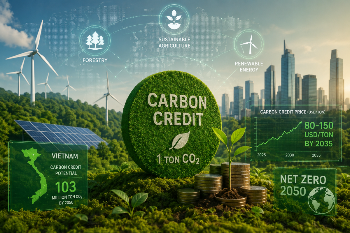 Tín chỉ carbon: “Lớp tài sản xanh” mới của nền kinh tế Net-Zero Tín chỉ carbon: “Lớp tài sản xanh” mới của nền kinh tế Net-Zero