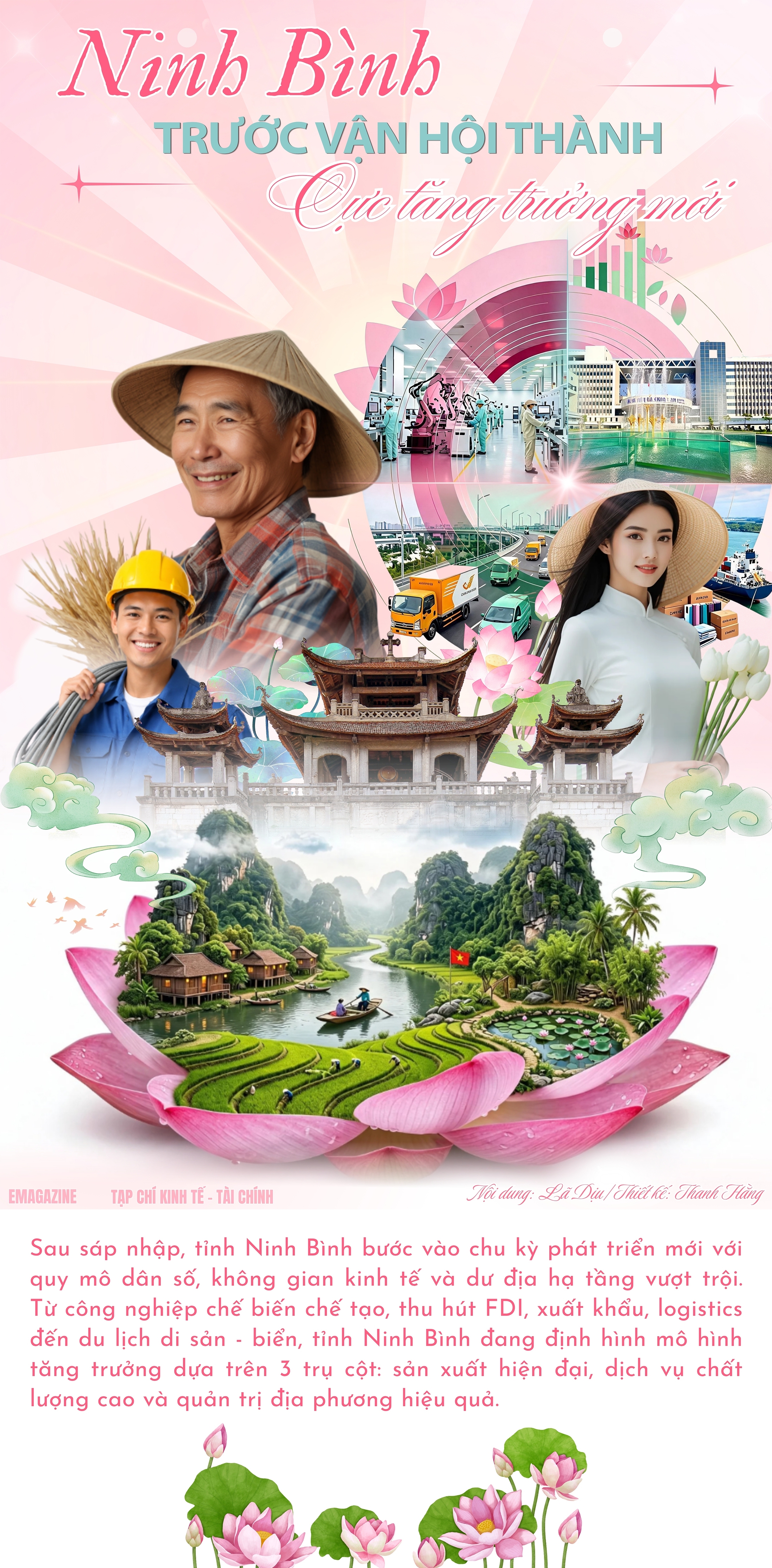 EMAGAZINE: Ninh Bình trước vận hội thành cực tăng trưởng mới