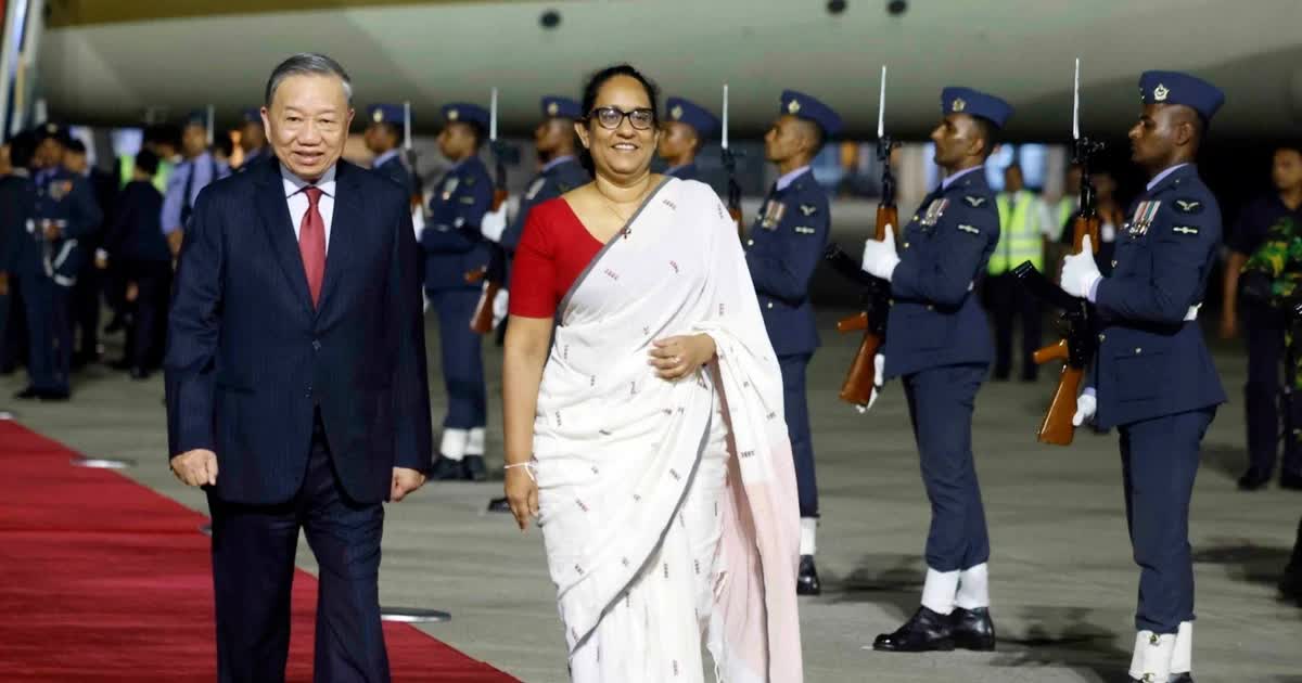 Tổng Bí thư, Chủ tịch nước Tô Lâm bắt đầu thăm cấp Nhà nước tới Sri Lanka Tổng Bí thư, Chủ tịch nước Tô Lâm bắt đầu thăm cấp Nhà nước tới Sri Lanka