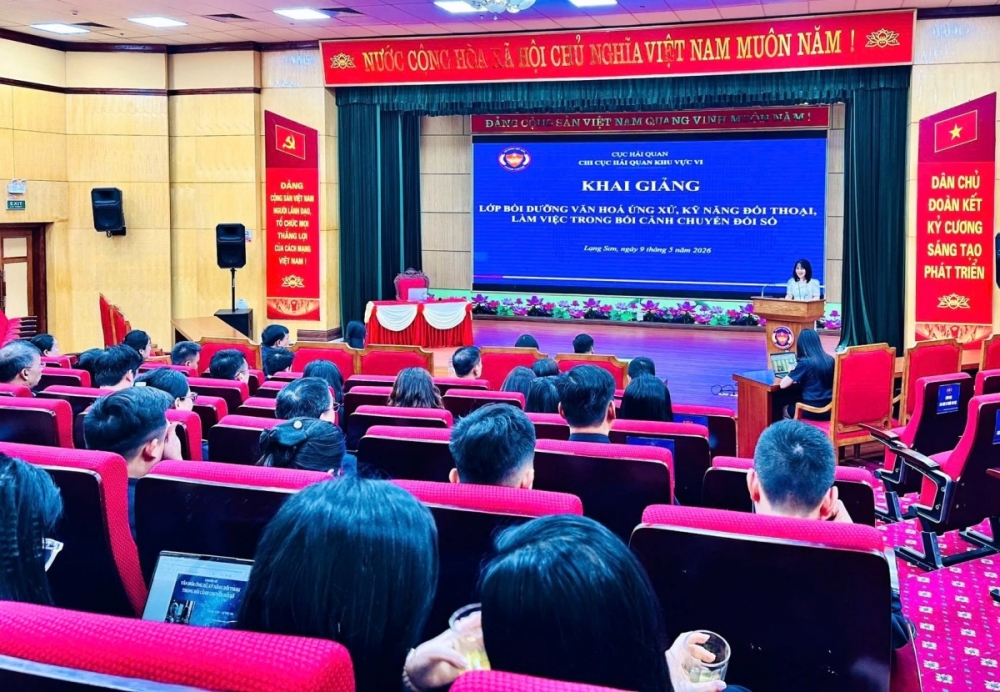 Quang cảnh lớp bồi dưỡng.