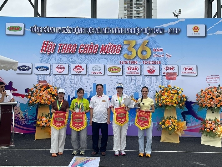 Sôi nổi Hội thao chào mừng 36 năm thành lập Tổng công ty Máy động lực và Máy nông nghiệp Việt Nam Sôi nổi Hội thao chào mừng 36 năm thành lập Tổng công ty Máy động lực và Máy nông nghiệp Việt Nam