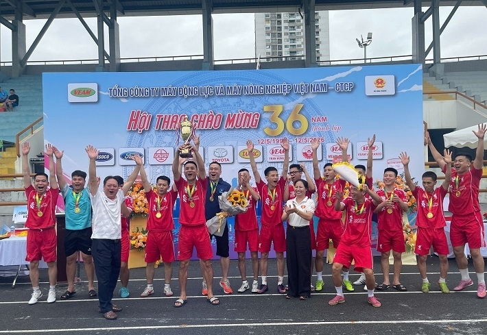 Sôi nổi Hội thao chào mừng 36 năm thành lập Tổng công ty Máy động lực và Máy nông nghiệp Việt Nam Sôi nổi Hội thao chào mừng 36 năm thành lập Tổng công ty Máy động lực và Máy nông nghiệp Việt Nam