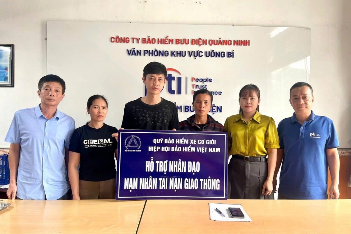 Hỗ trợ nhân đạo 135 triệu đồng cho 3 nạn nhân tai nạn giao thông tại Quảng Ninh