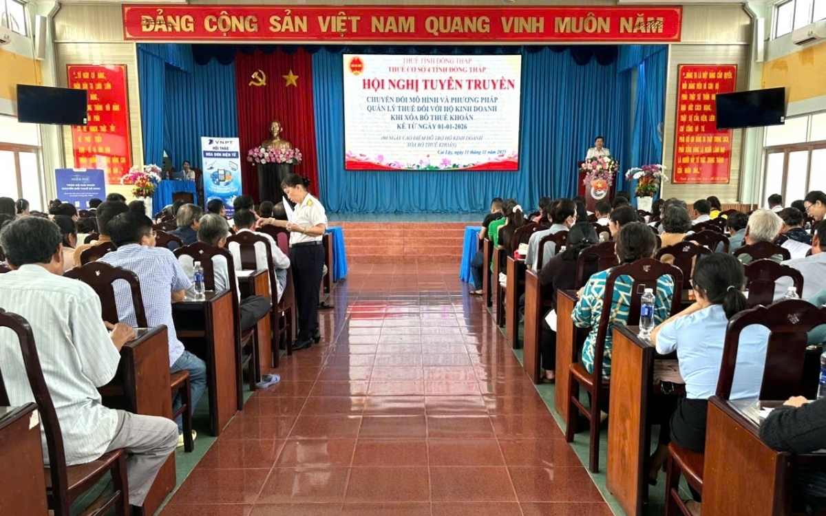 Thuế tỉnh Đồng Tháp: Phấn đấu thu ngân sách 6 tháng đầu năm đạt trên 60% dự toán