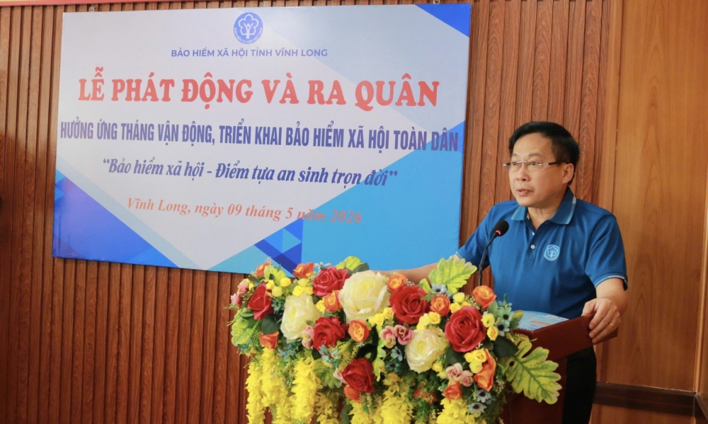 Vĩnh Long: Ngày đầu ra quân, phát triển trên 2.200 người tham gia bảo hiểm xã hội, bảo hiểm y tế