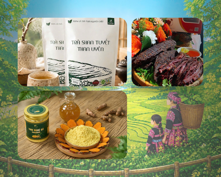 Kết nối tiêu thụ đặc sản Lai Châu giữa trung tâm Thủ đô Hà Nội Kết nối tiêu thụ đặc sản Lai Châu giữa trung tâm Thủ đô Hà Nội