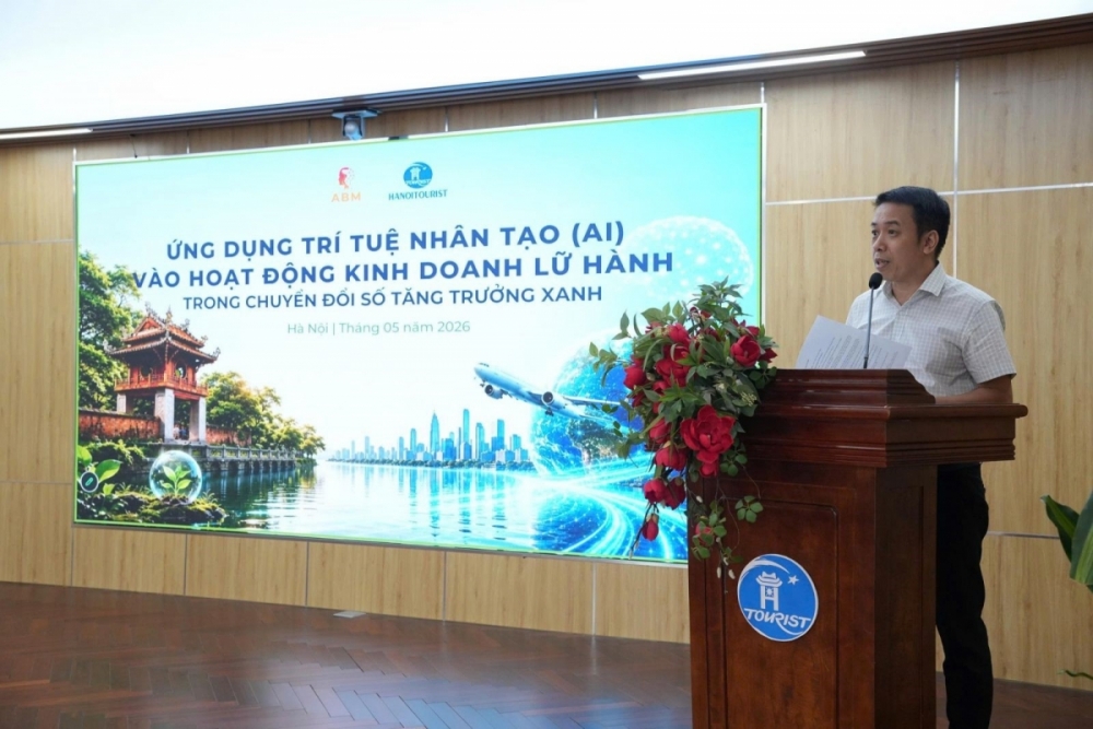 Hanoitourist thúc đẩy ứng dụng trí tuệ nhân tạo vào hoạt động kinh doanh lữ hành Hanoitourist thúc đẩy ứng dụng trí tuệ nhân tạo vào hoạt động kinh doanh lữ hành