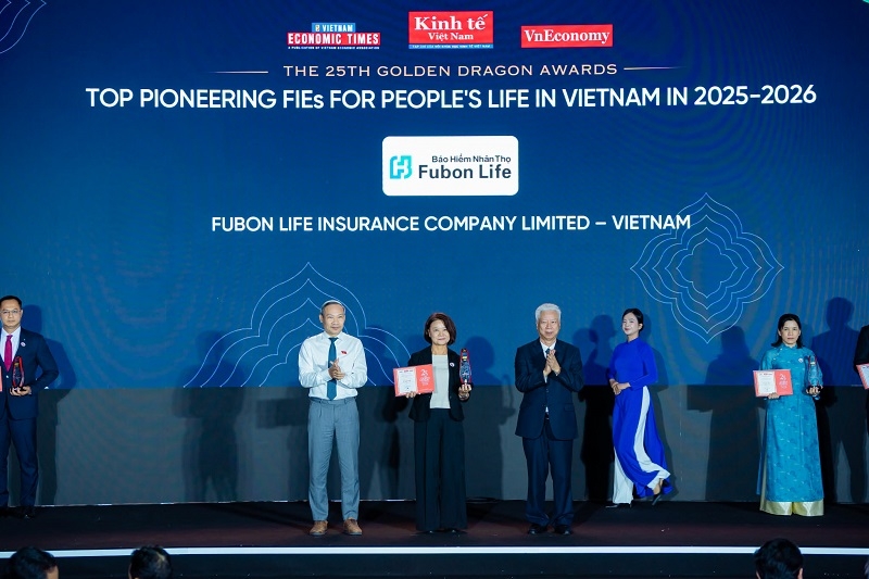 Fubon Life Việt Nam lần thứ 11 được vinh danh tại Giải thưởng Rồng Vàng
