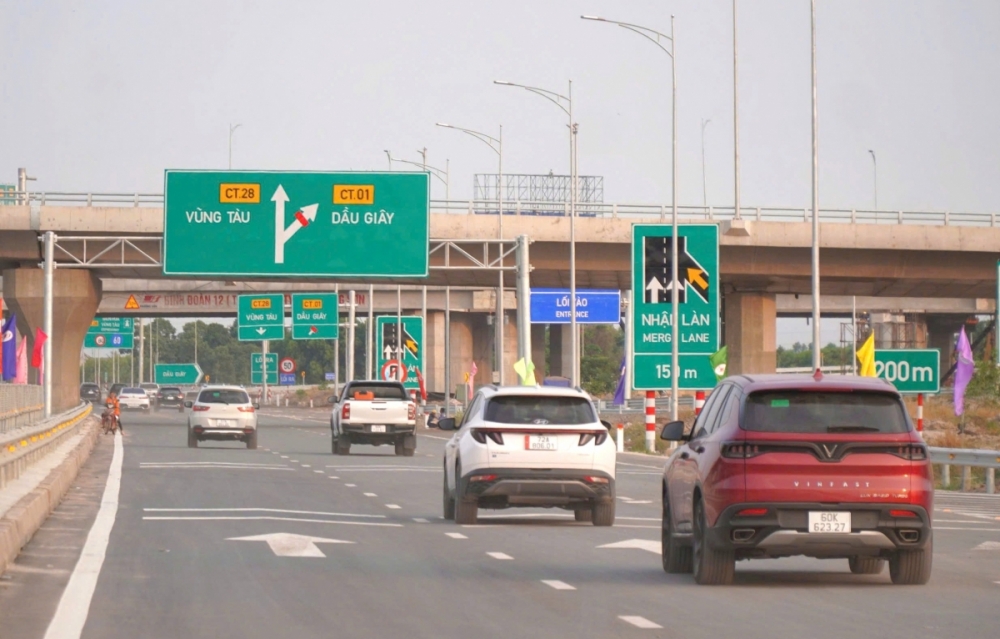 Khai thác toàn tuyến cao tốc Biên Hòa - Vũng Tàu từ ngày 18/5 Khai thác toàn tuyến cao tốc Biên Hòa - Vũng Tàu từ ngày 18/5
