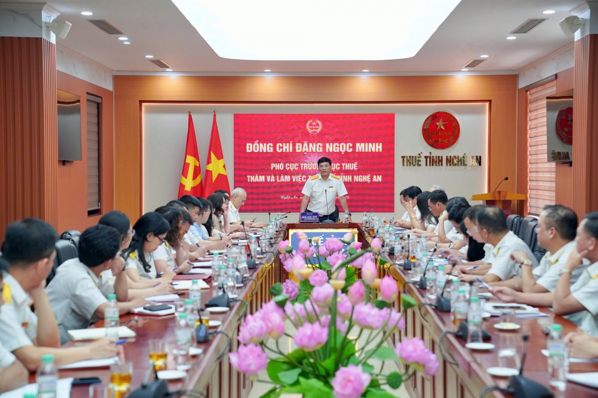 Thuế tỉnh Nghệ An: Cần quản lý nguồn thu dựa trên nền tảng dữ liệu và quản trị rủi ro