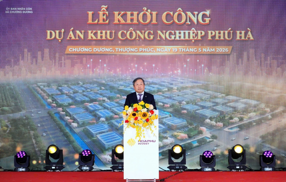 Hà Nội khởi công khu công nghiệp rộng 174,88 ha tại cửa ngõ phía Nam Thủ đô