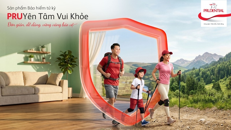 Prudential Việt Nam tiếp tục mở rộng hành trình “Yên tâm vui khỏe”