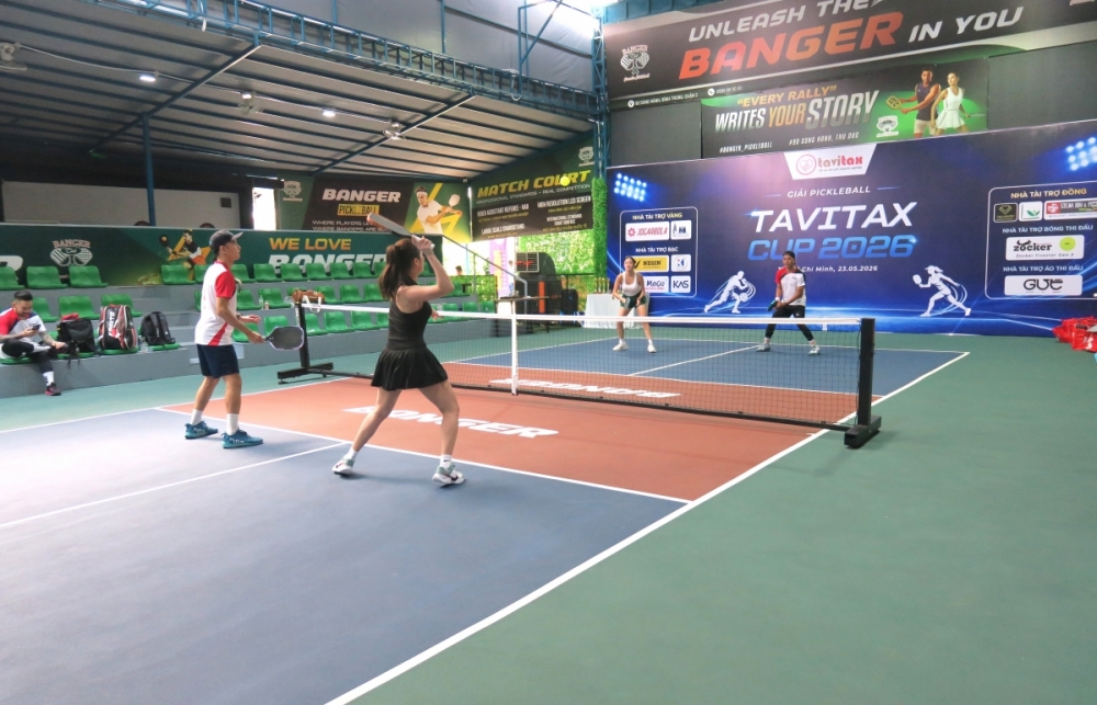 Giải Pickleball TAVITAX Cup 2026: Sân chơi thể thao đặc sắc kết nối giữa nghệ sĩ và doanh nhân