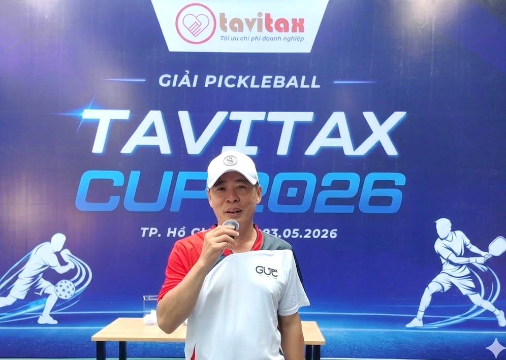 Giải Pickleball TAVITAX Cup 2026: Sân chơi thể thao đặc sắc kết nối giữa nghệ sĩ và doanh nhân