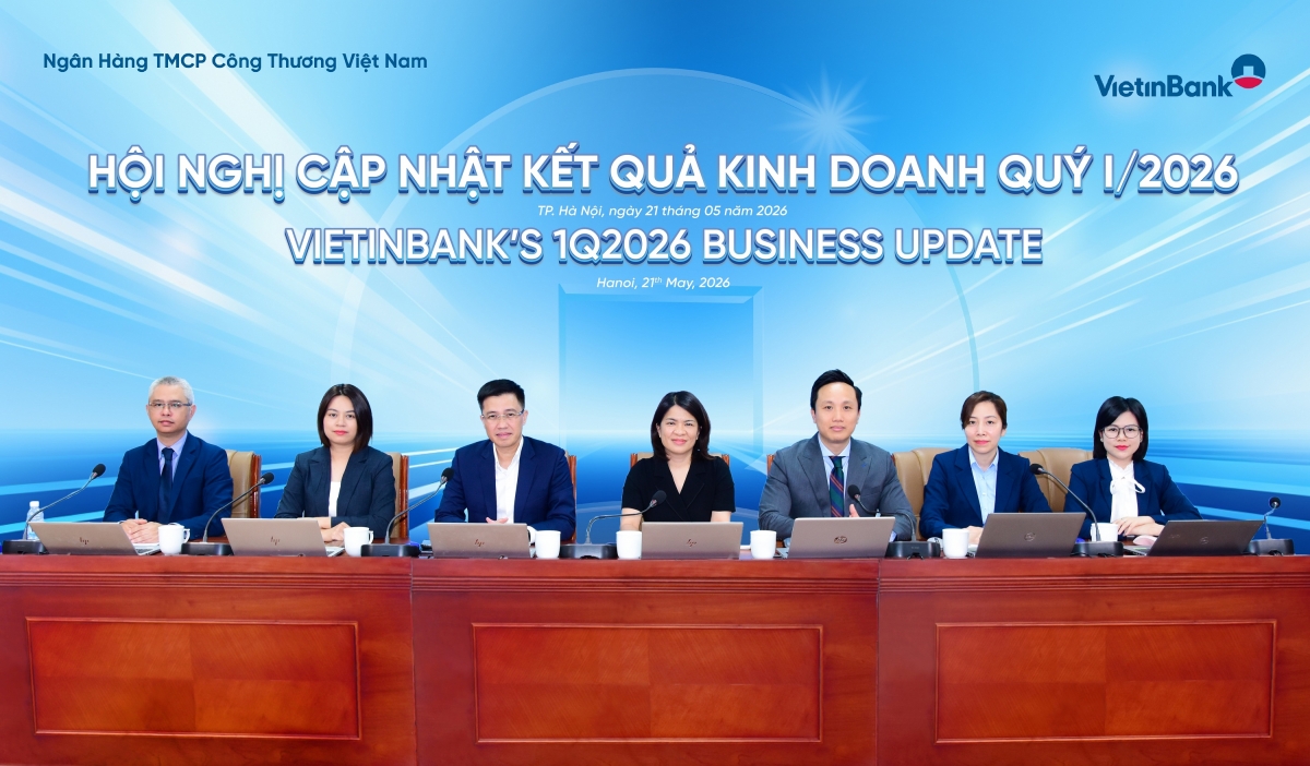 VietinBank: Quý I/2026 tiếp tục nền tảng tăng trưởng bền vững VietinBank: Quý I/2026 tiếp tục nền tảng tăng trưởng bền vững