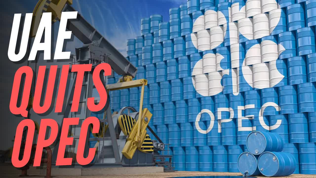 UAE tuyên bố rời OPEC và cả OPEC+ từ ngày 1/5 khiến thị trường năng lượng toàn cầu nóng lên (Ảnh: TradingView).