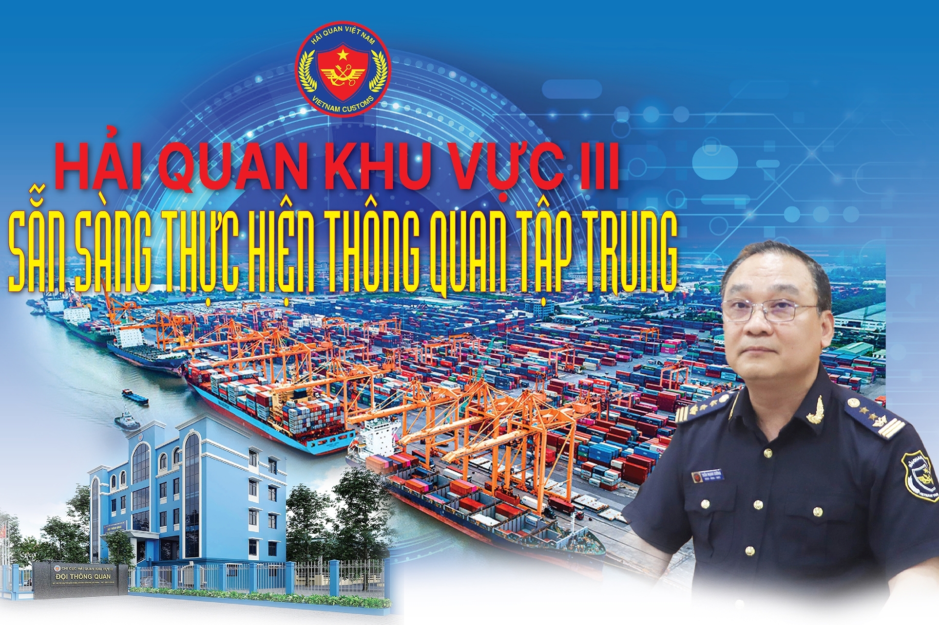 EMAGAZINE: Hải quan khu vực III sẵn sàng thực hiện thông quan tập trung