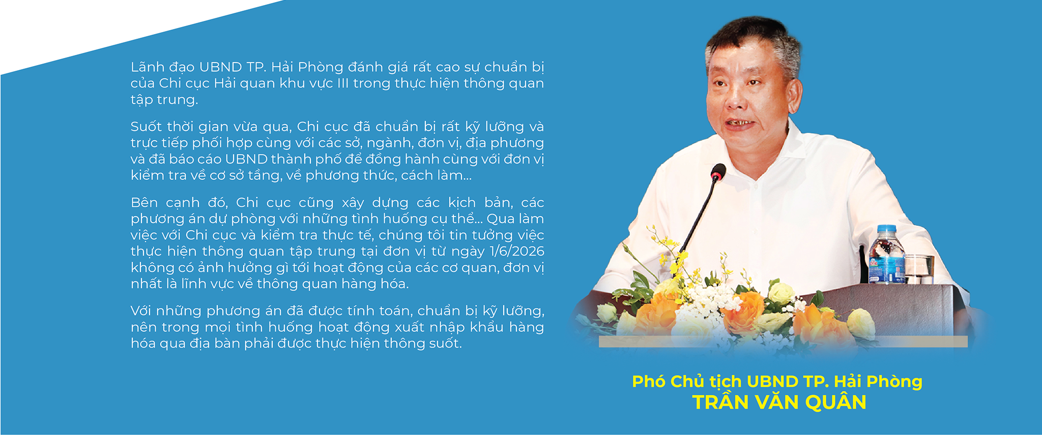 EMAGAZINE: Hải quan khu vực III sẵn sàng thực hiện thông quan tập trung