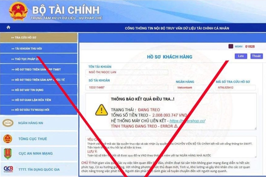 Bộ Tài chính đề nghị phối hợp xử lý, gỡ bỏ các trang thông tin giả mạo