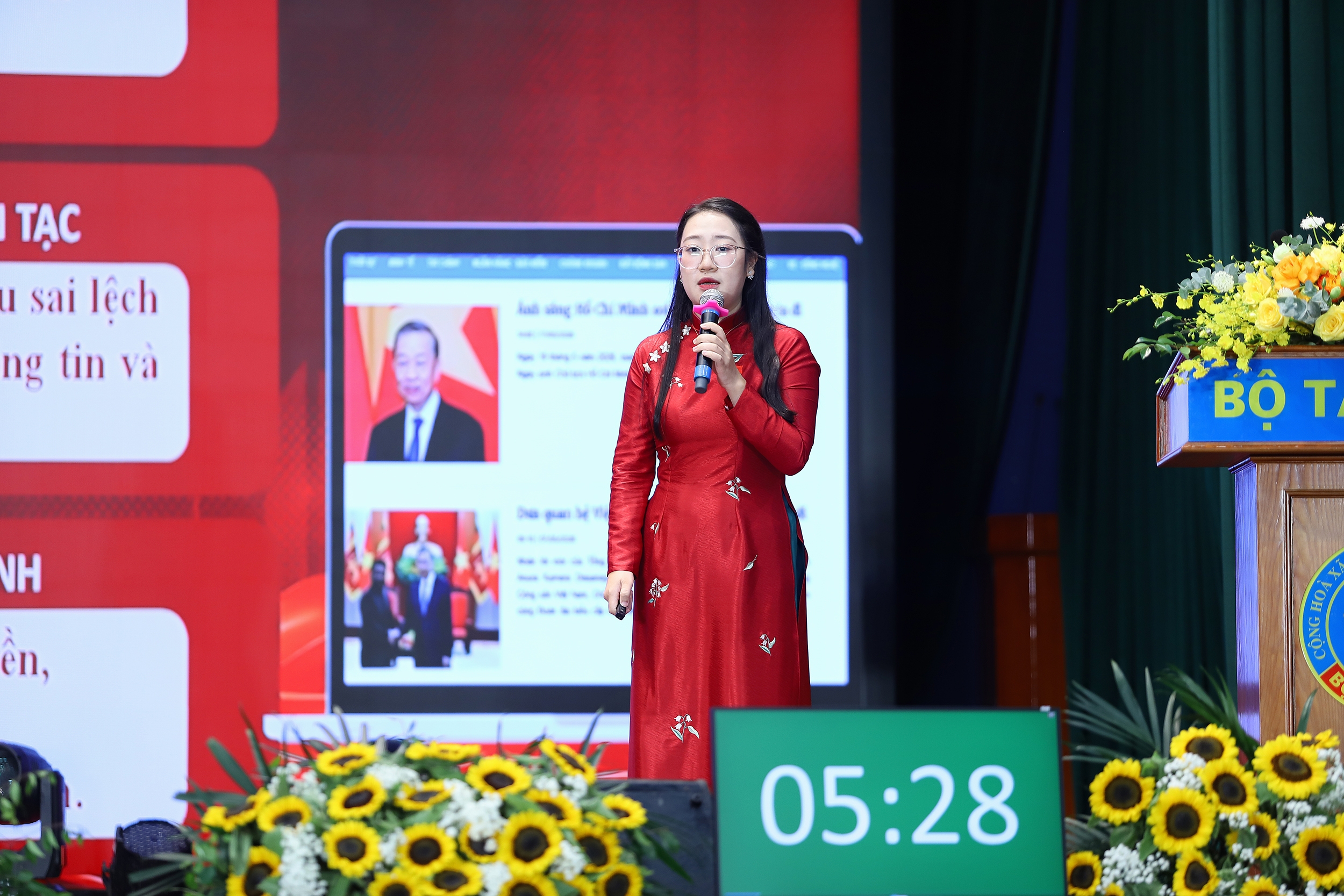 Chùm ảnh: Sôi nổi Hội thi báo cáo viên, tuyên truyền viên giỏi Bộ Tài chính năm 2026 Chùm ảnh: Sôi nổi Hội thi báo cáo viên, tuyên truyền viên giỏi Bộ Tài chính năm 2026