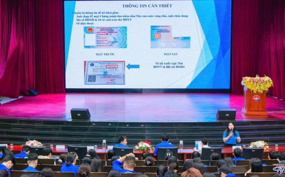 Thanh niên TP. Hồ Chí Minh được tập huấn ứng dụng số về bảo hiểm xã hội, bảo hiểm y tế
