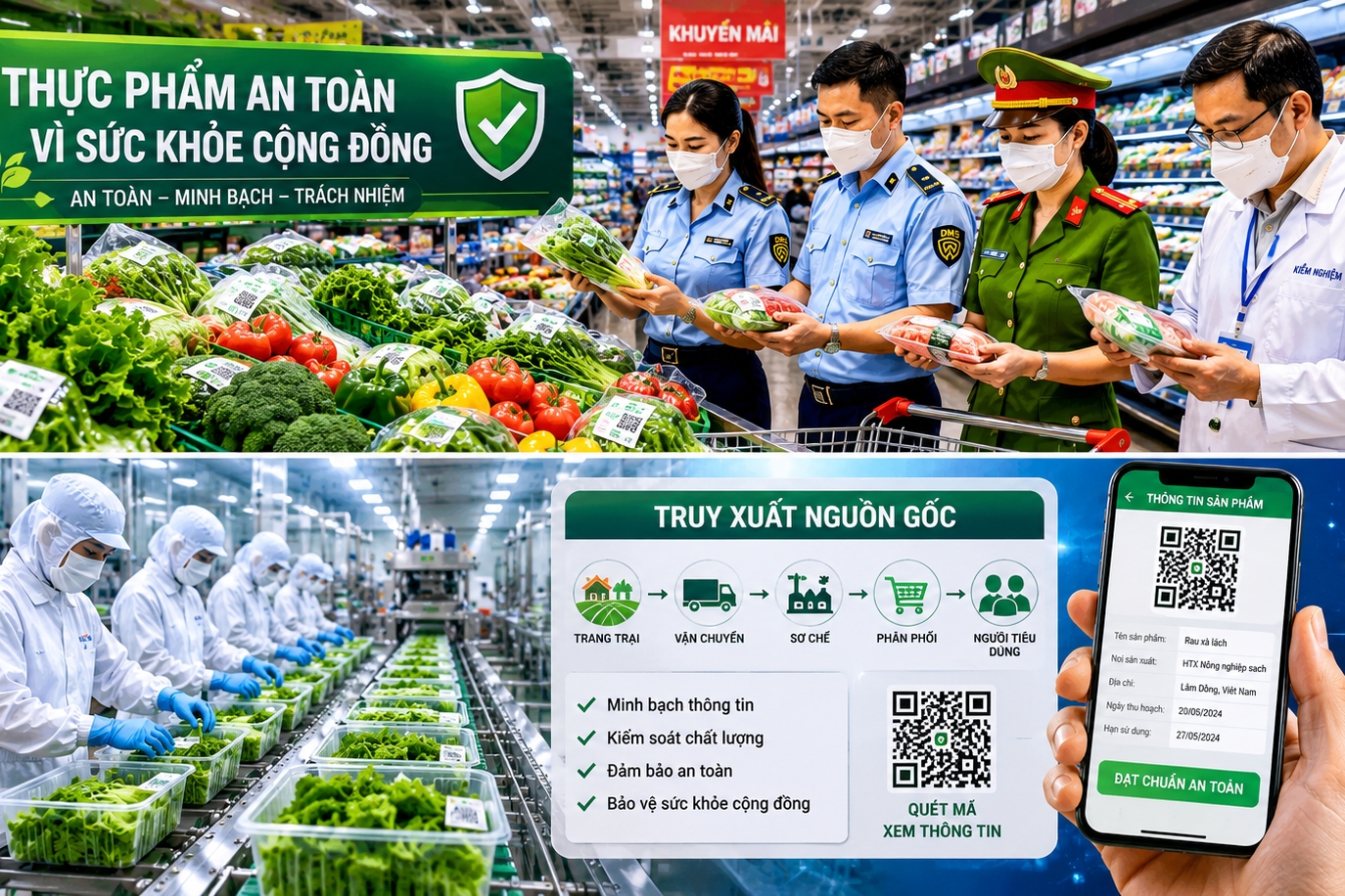 Chuyển đổi số mở đường truy xuất thực phẩm bẩn