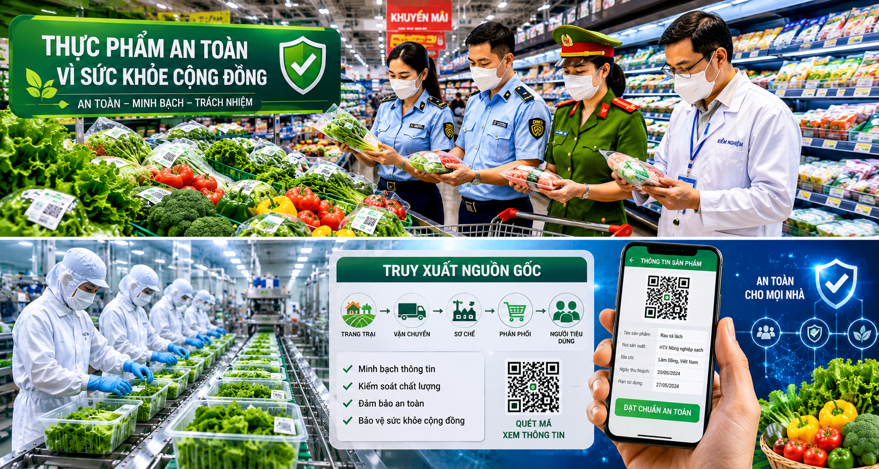 Chuyển đổi số mở đường truy xuất thực phẩm bẩn