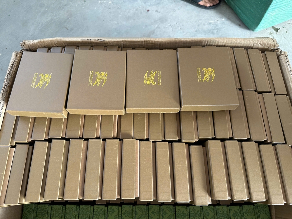 Tiếp tục phát hiện gần 600 sản phẩm nghi giả mạo nhãn hiệu tại cửa khẩu quốc tế Bình Hiệp Tiếp tục phát hiện gần 600 sản phẩm nghi giả mạo nhãn hiệu tại cửa khẩu quốc tế Bình Hiệp