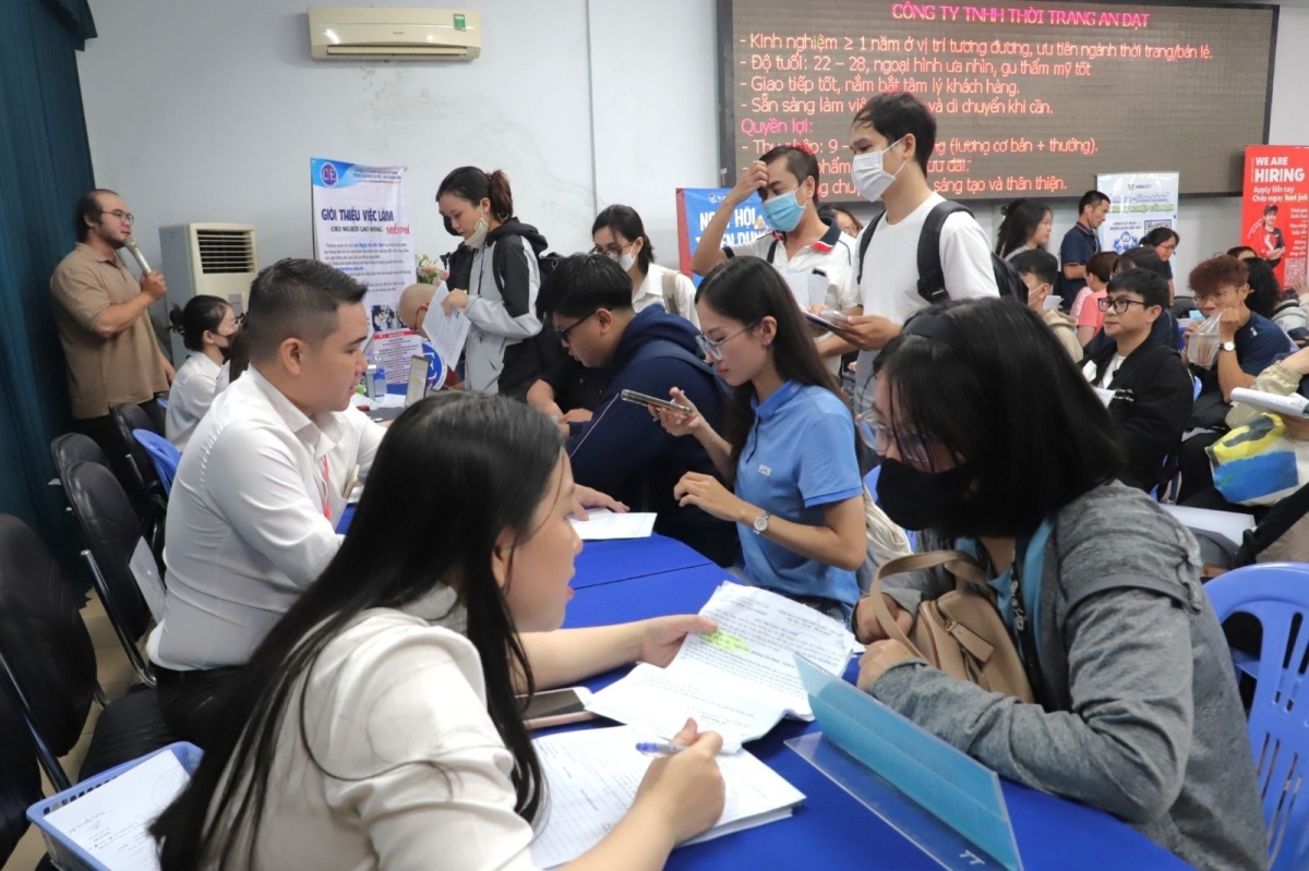 Ba nhóm ngành làm “nóng” thị trường tuyển dụng lao động TP. Hồ Chí Minh