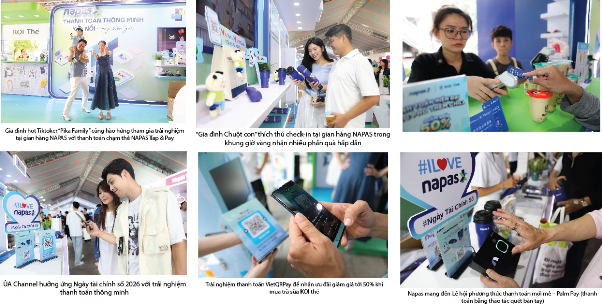 Sôi động gian hàng NAPAS tại Ngày Tài chính số 2026