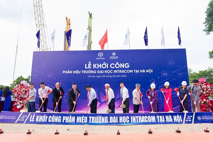 Trường Đại học Intracom công bố bộ nhận diện thương hiệu mới và khởi công phân hiệu tại Hà Nội