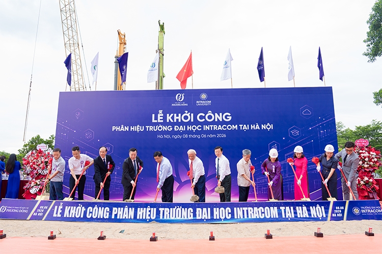 Lễ khởi công Phân hiệu Trường Đại học Intracom tại Hà Nội. Lễ khởi công Phân hiệu Trường Đại học Intracom tại Hà Nội.