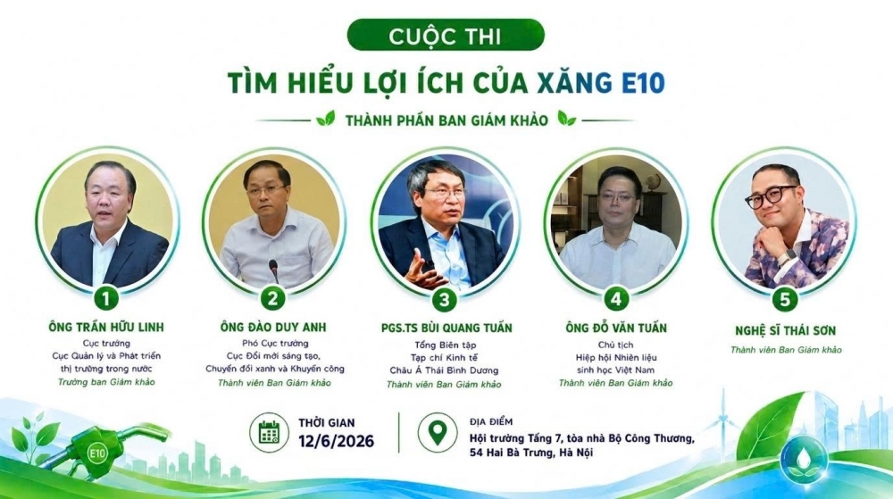 Sắp diễn ra Cuộc thi Tìm hiểu lợi ích của xăng E10