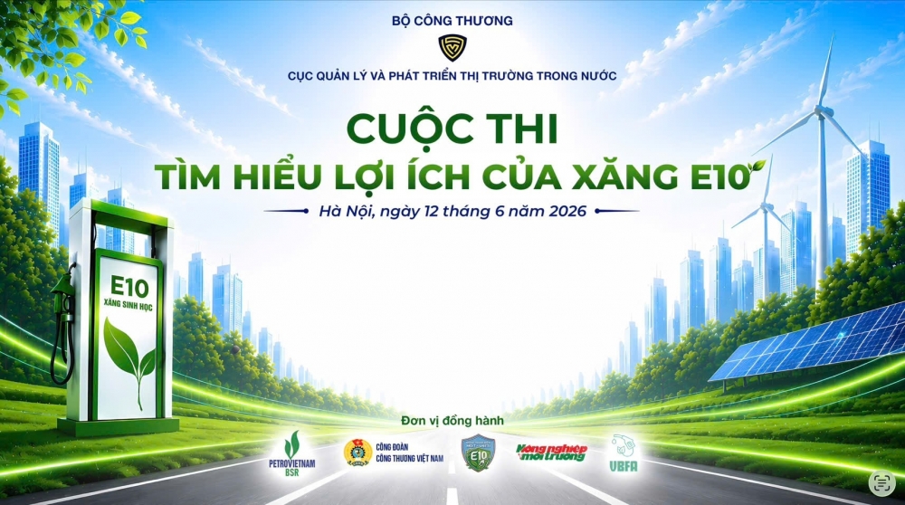 Sắp diễn ra Cuộc thi Tìm hiểu lợi ích của xăng E10