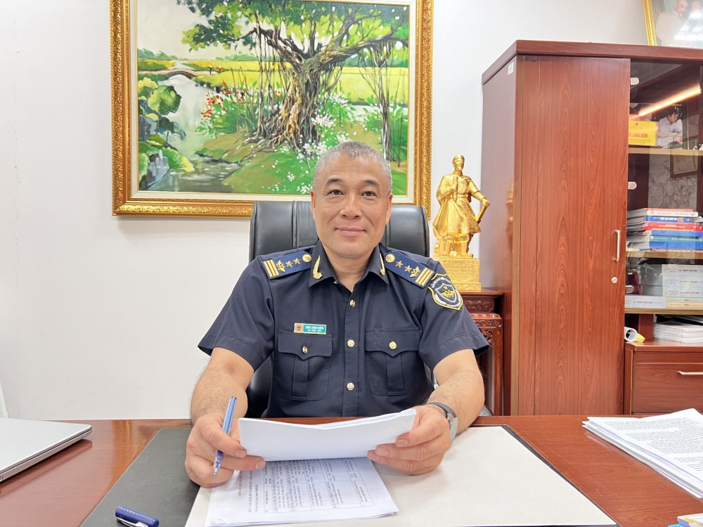Ông Kim Long Biên, Trưởng ban Ban Pháp chế, Cục Hải quan. Ảnh: H.Nụ