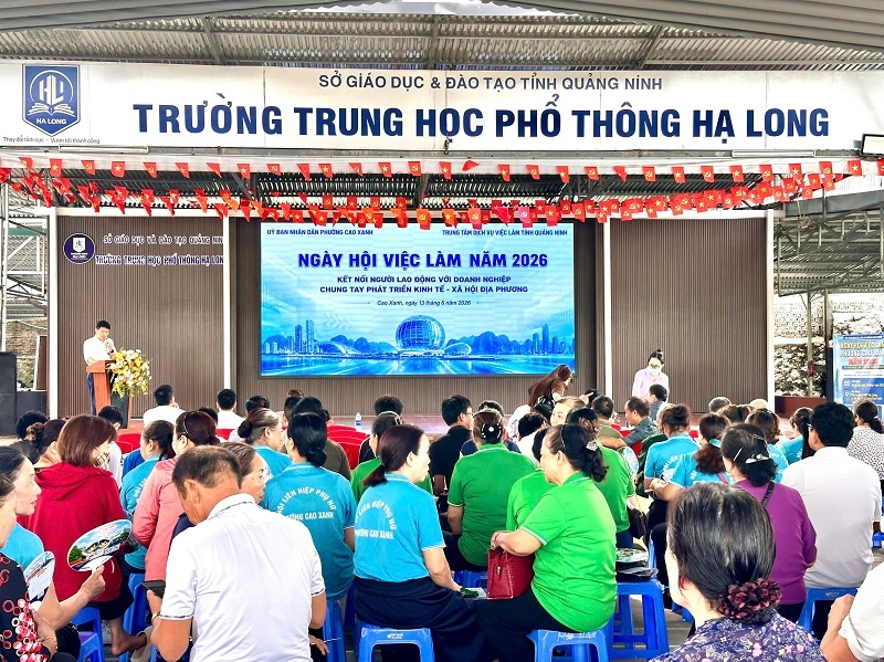 Đưa chính sách an sinh đến gần người dân tại Ngày hội việc làm ở Quảng Ninh