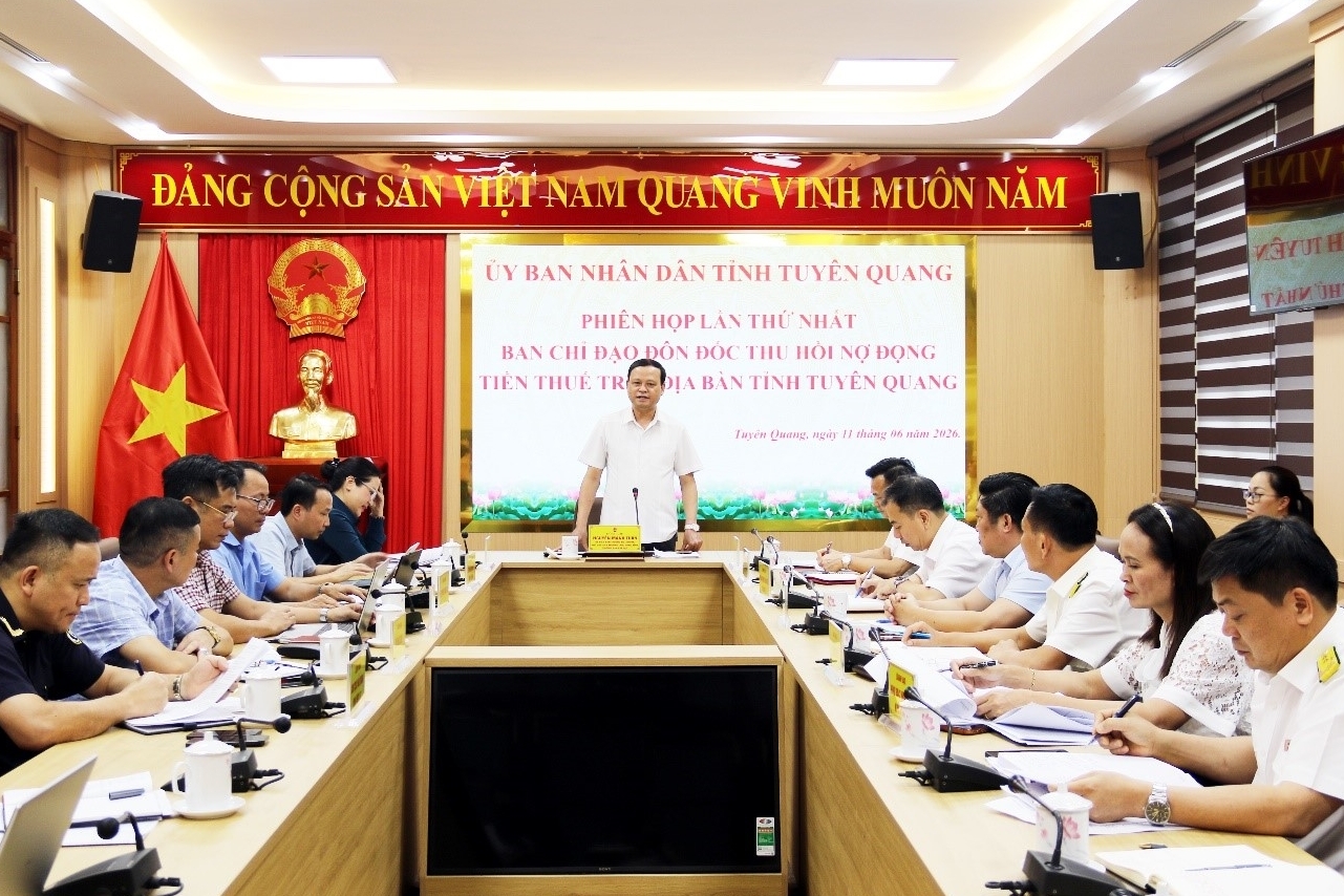 Thuế tỉnh Tuyên Quang: Tăng tốc các giải pháp thu hồi nợ thuế