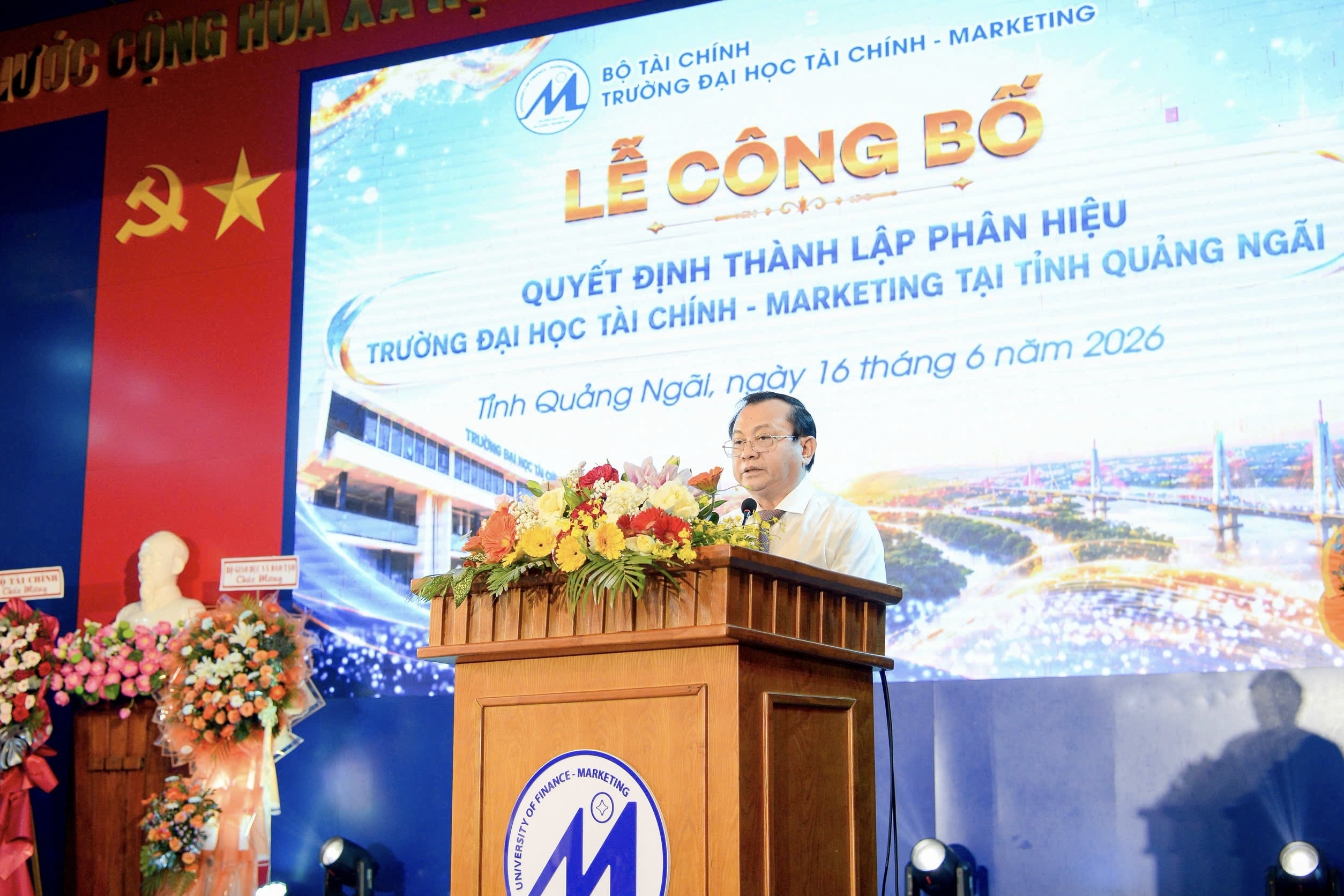 Trường Đại học Tài chính - Marketing thành lập phân hiệu tại tỉnh Quảng Ngãi