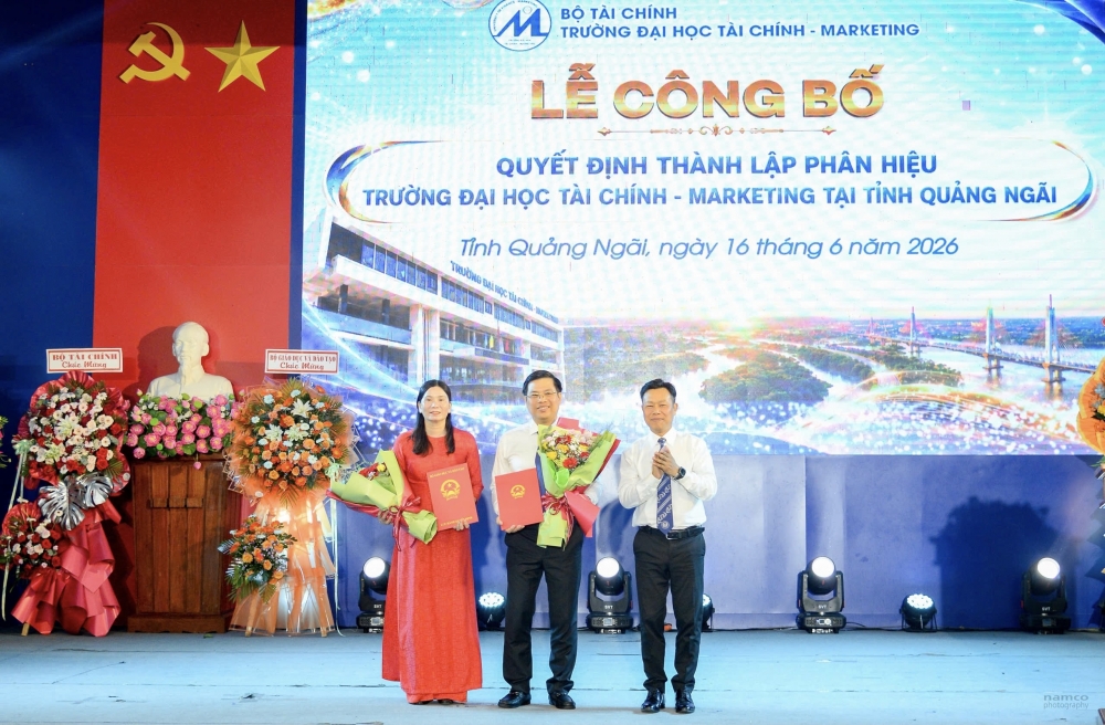 Trường Đại học Tài chính - Marketing thành lập phân hiệu tại tỉnh Quảng Ngãi