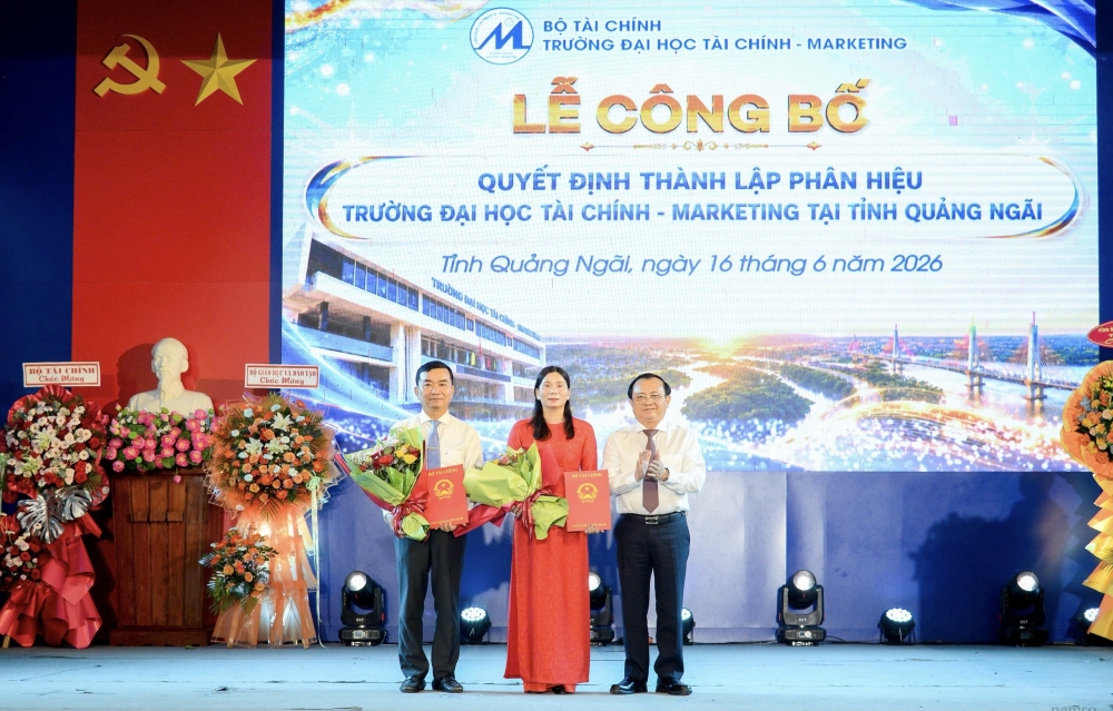 Trường Đại học Tài chính - Marketing thành lập phân hiệu tại tỉnh Quảng Ngãi