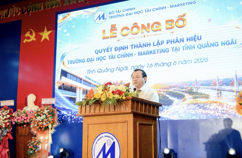 Trường Đại học Tài chính - Marketing thành lập phân hiệu tại tỉnh Quảng Ngãi