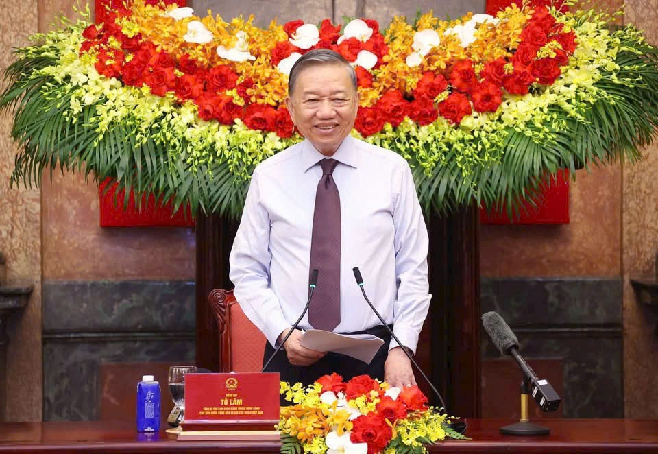 Tổng Bí thư, Chủ tịch nước Tô Lâm gặp mặt 101 nhà báo tiêu biểu