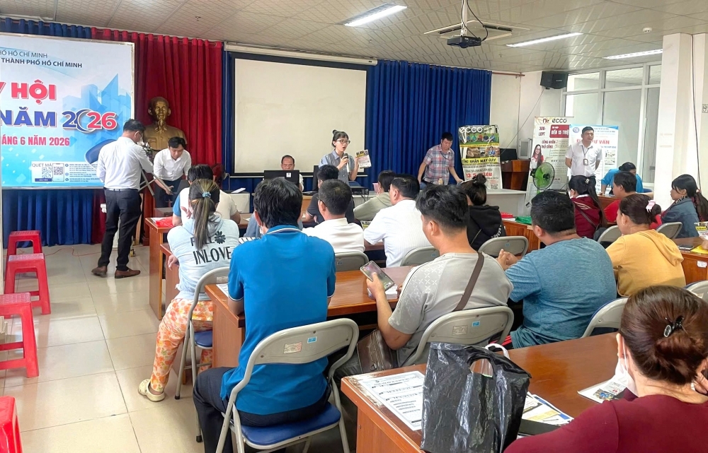 TP. Hồ Chí Minh: Kết nối gần 50.000 cơ hội việc làm cho người lao động