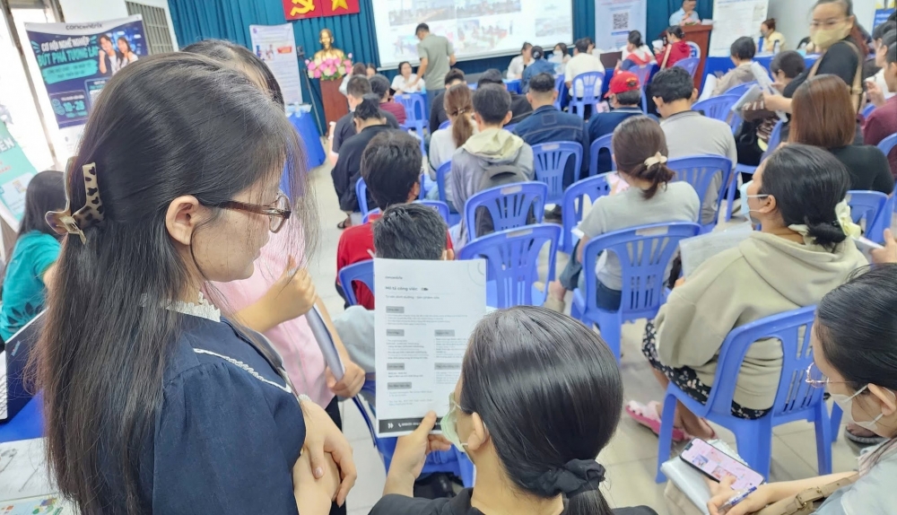 TP. Hồ Chí Minh: Kết nối gần 50.000 cơ hội việc làm cho người lao động