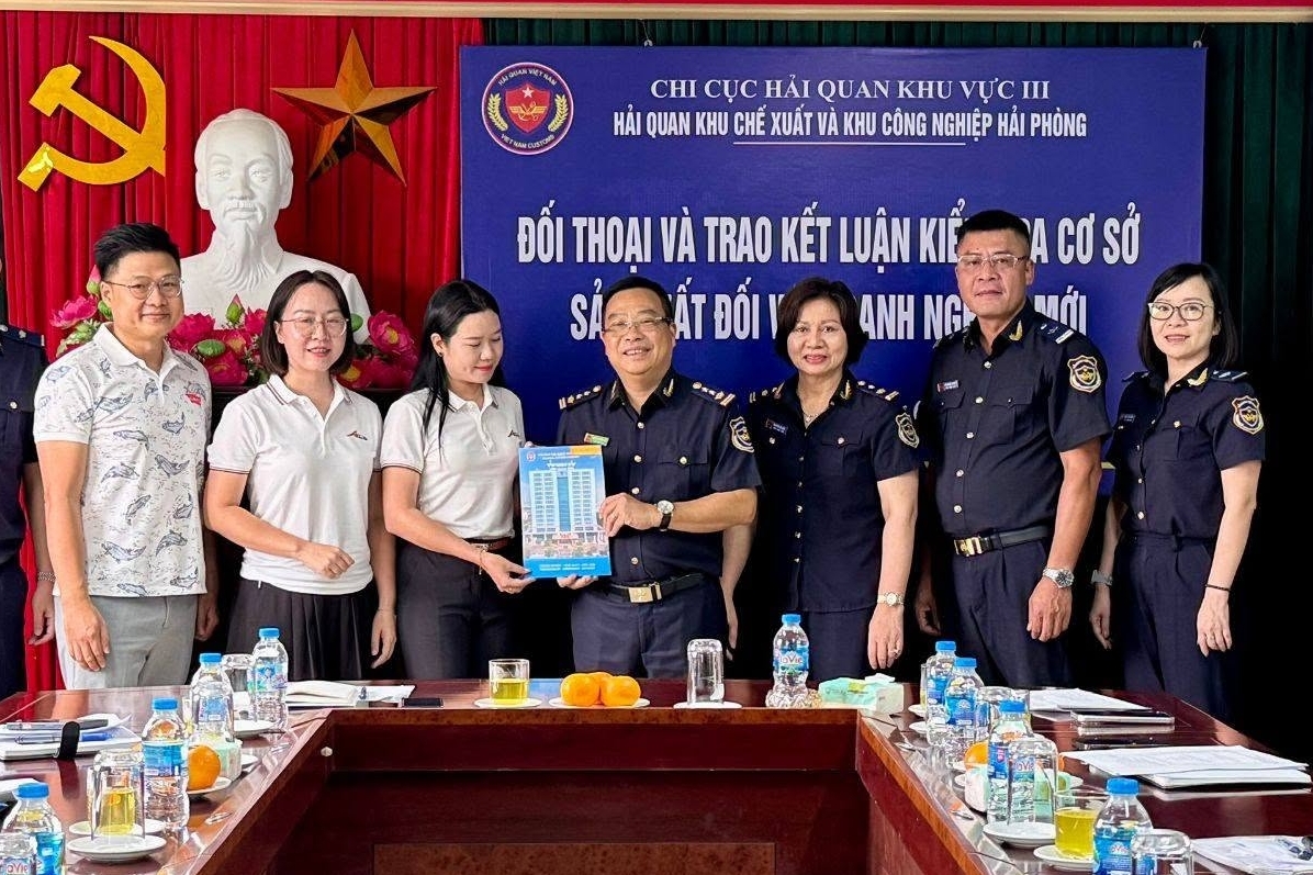 Hải quan KCX và KCN Hải Phòng tạo thuận lợi về kiểm tra cơ sở sản xuất của doanh nghiệp mới