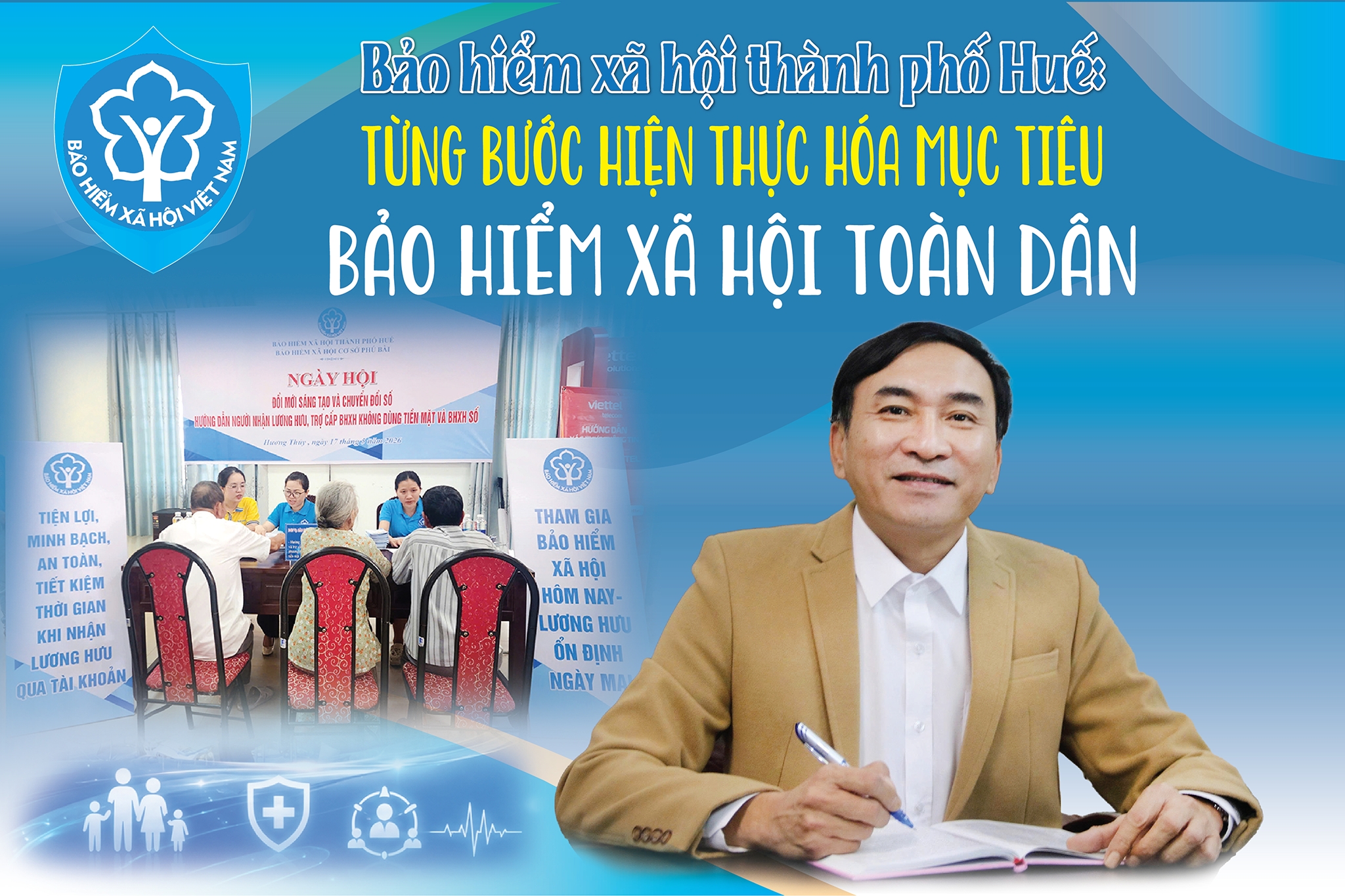 EMAGAZINE: Bảo hiểm xã hội thành phố Huế: Từng bước hiện thực hóa mục tiêu bảo hiểm xã hội toàn dân