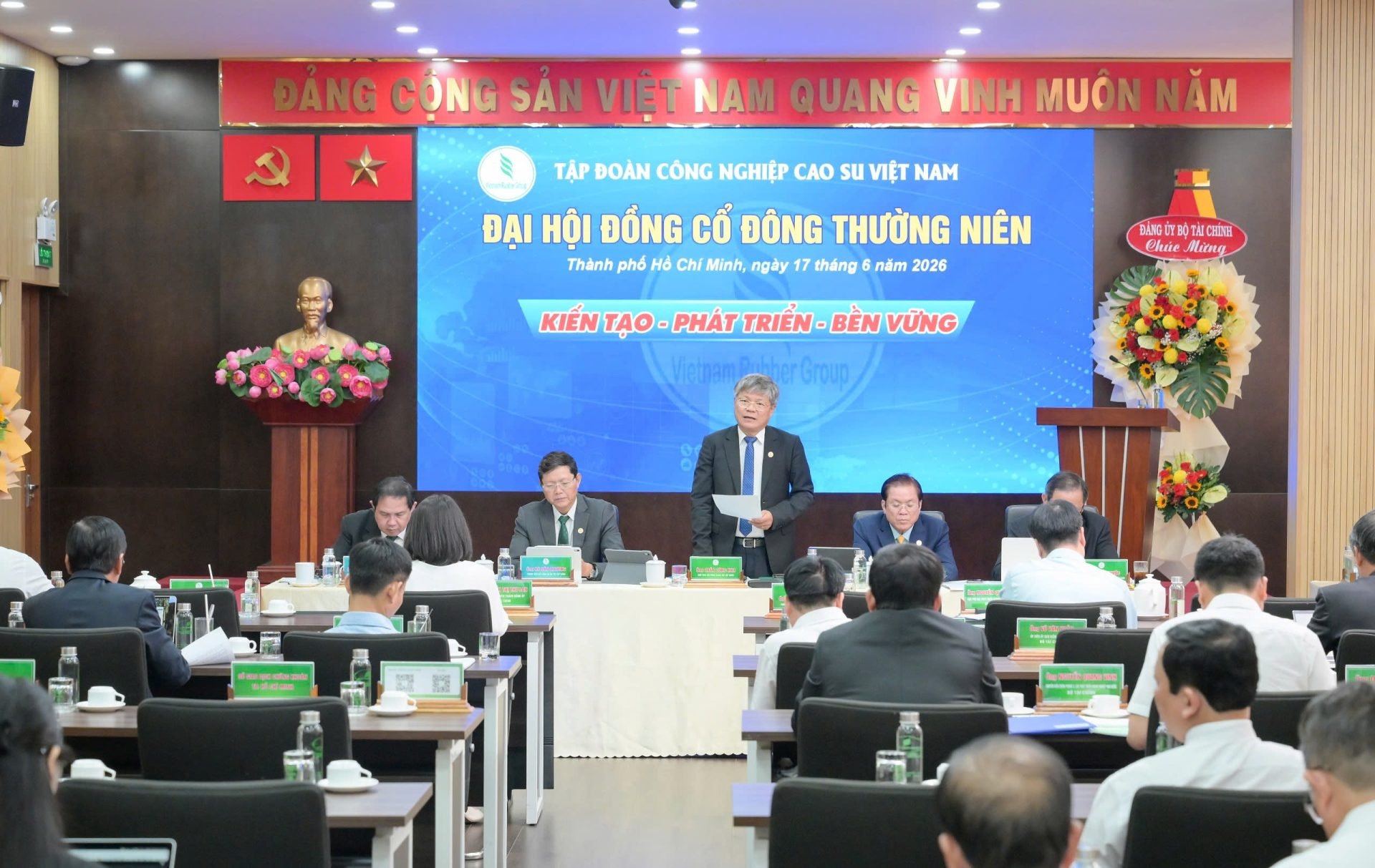 Đại hội cổ đông 2026 xác lập định hướng chiến lược giai đoạn phát triển mới của Tập đoàn Công nghiệp Cao su Việt Nam