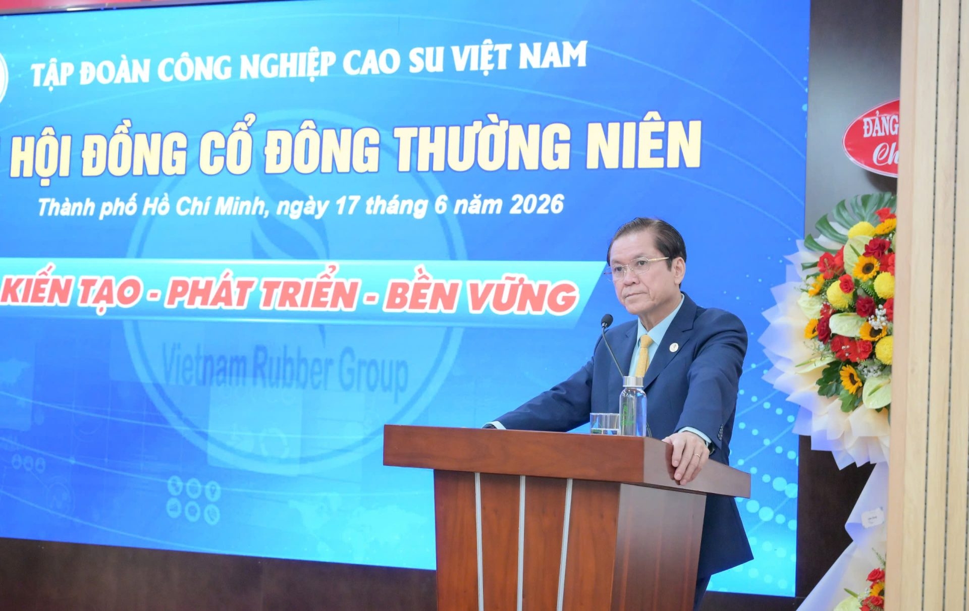 Đại hội cổ đông 2026 xác lập định hướng chiến lược giai đoạn phát triển mới của Tập đoàn Công nghiệp Cao su Việt Nam