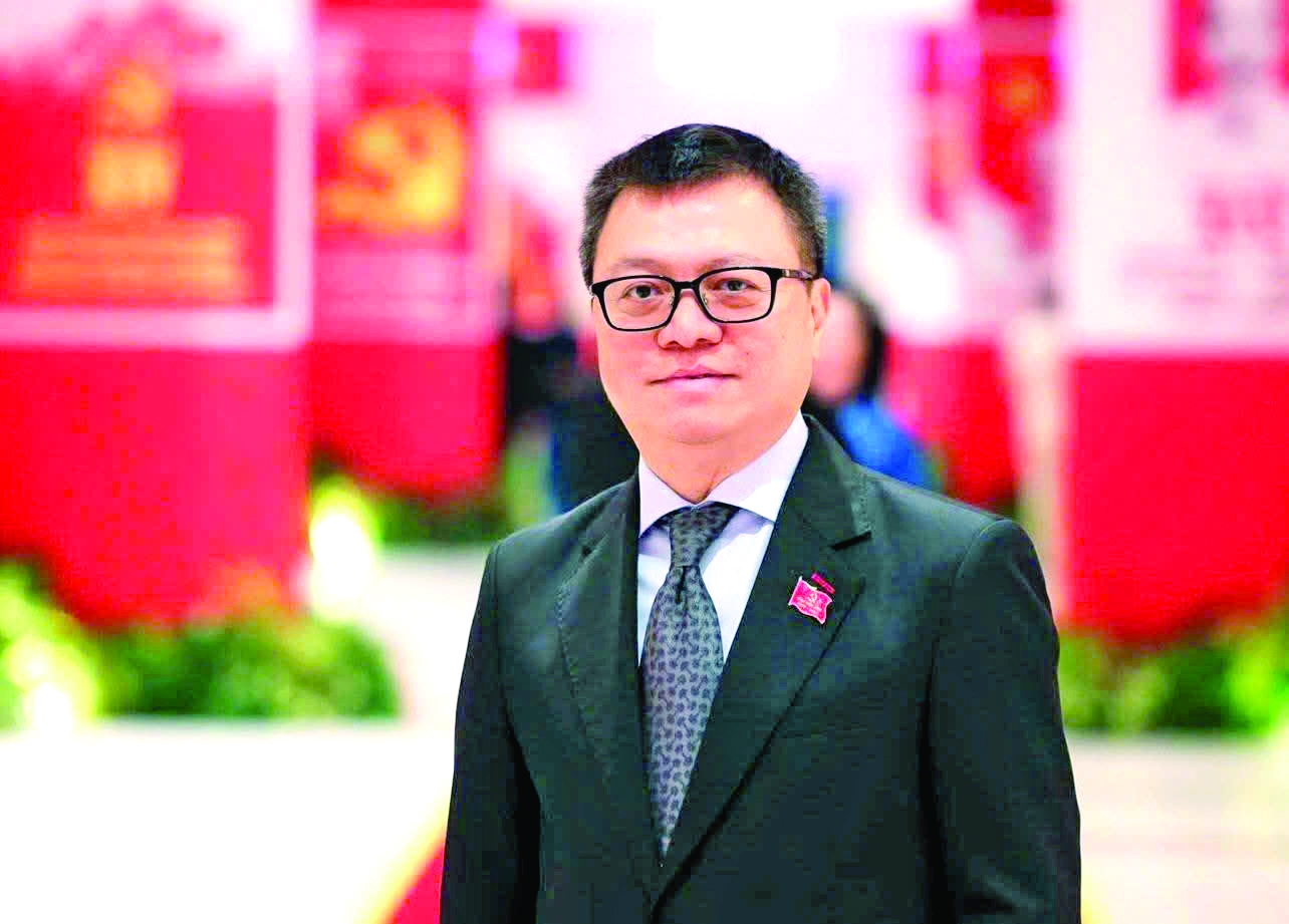 Ông Lê Quốc Minh, Ủy viên Trung ương Đảng, Tổng Biên tập Báo Nhân Dân, Phó Trưởng ban Tuyên giáo và Dân vận Trung ương, Chủ tịch Hội Nhà báo Việt Nam. ngày báo chí cách mạng Việt Nam